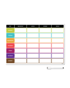 Diet Magnetic Fridge Weekly Meal Planner