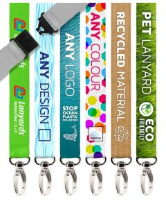 Recycled PET Personalised Lanyards