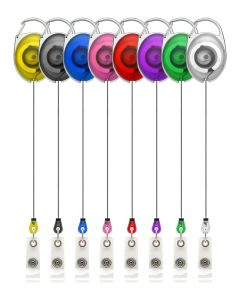 Retractable yoyo badge holder